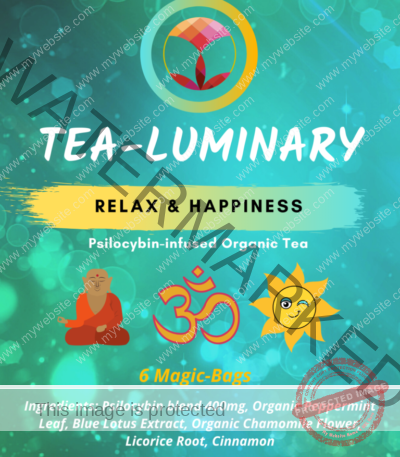 Psilocybin Mushroom Tea By Tea-Luminary (6x 400 mg)