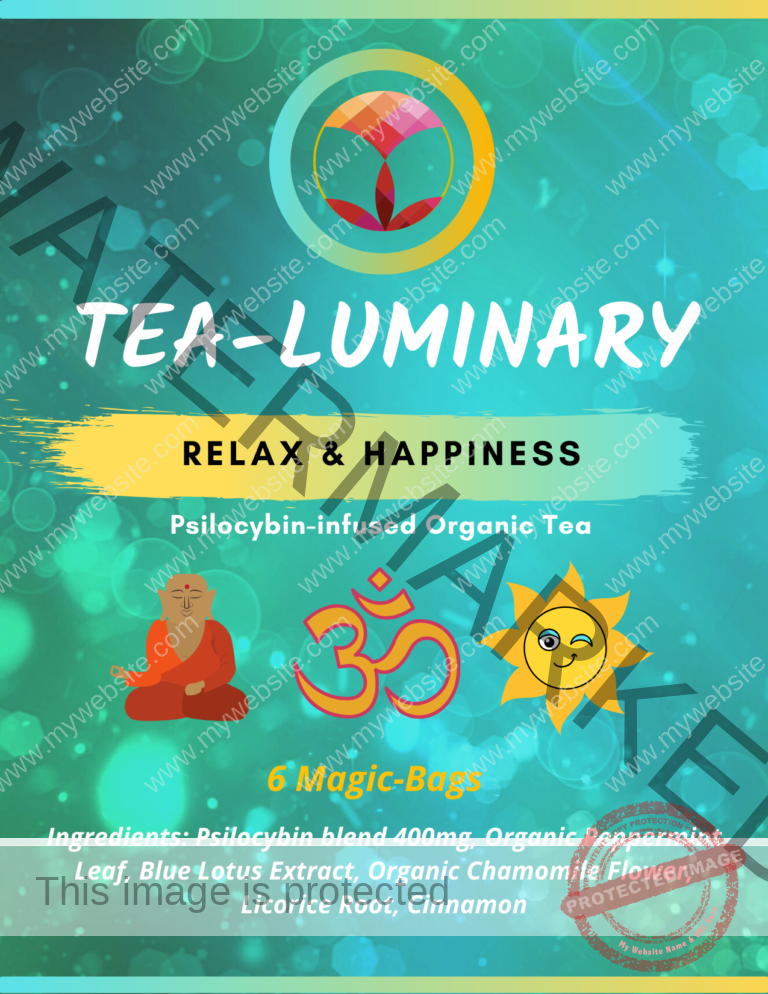 Psilocybin Mushroom Tea By Tea-Luminary (6x 400 mg)